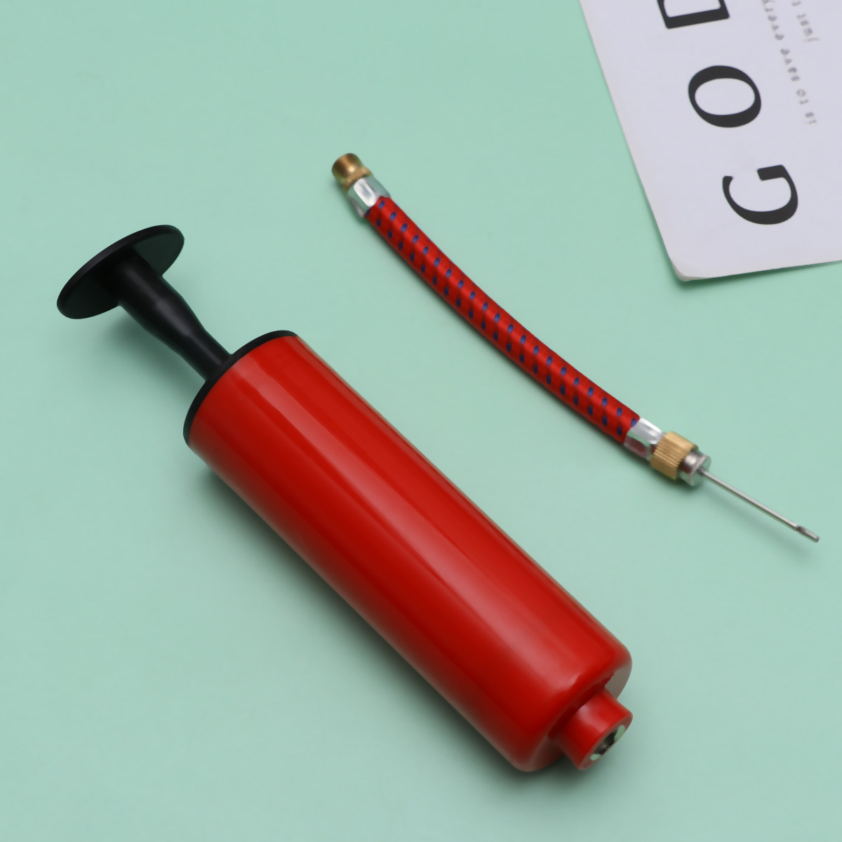 12개입 공기 주입 펌프, 빨간색 고무 연장 호스, 금 - Basketball Pump Needle 리뷰 및 가격