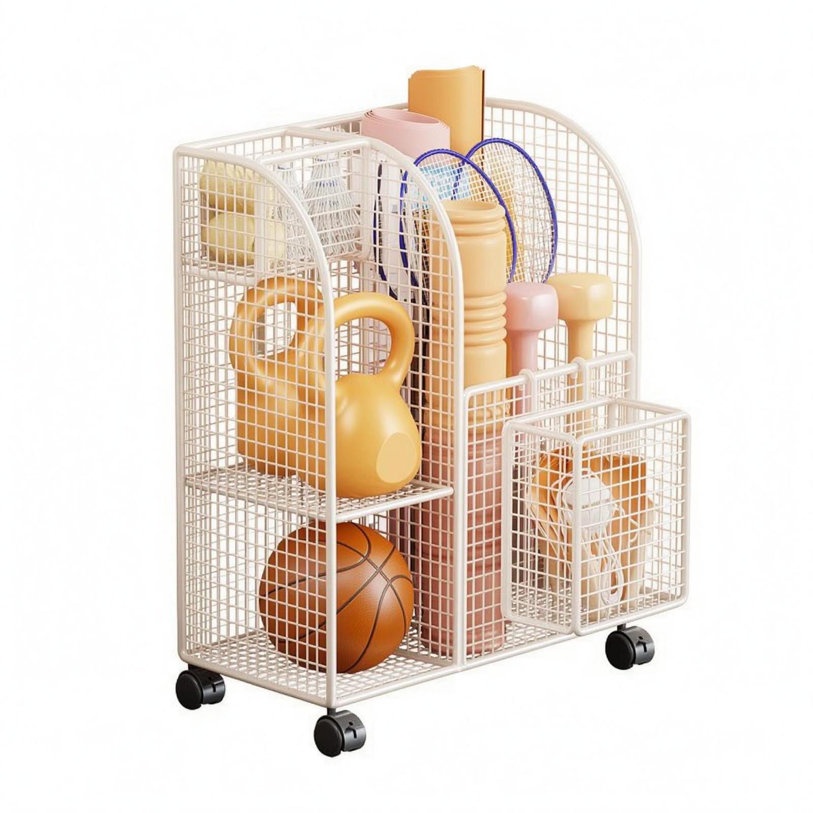 다용도 금속 와이어 수납 카트 (스포츠 용품 및 요가  - Sports Equipment Home 리뷰 및 가격