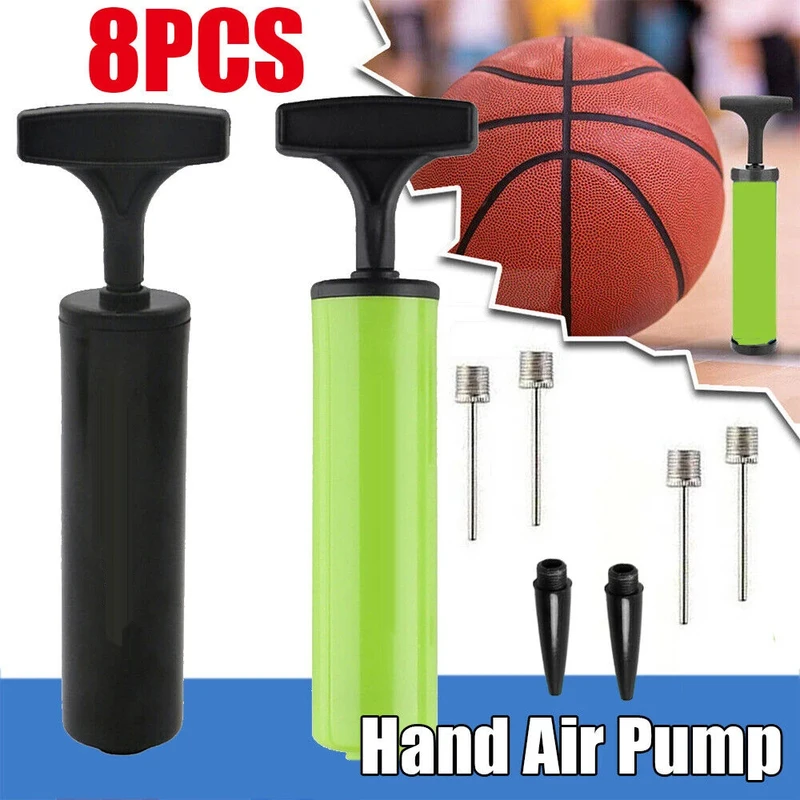 8Pcs 휴대용 볼 펌프 세트 유연한 바지 배구 축구  - Basketball Pump Needle 리뷰 및 가격
