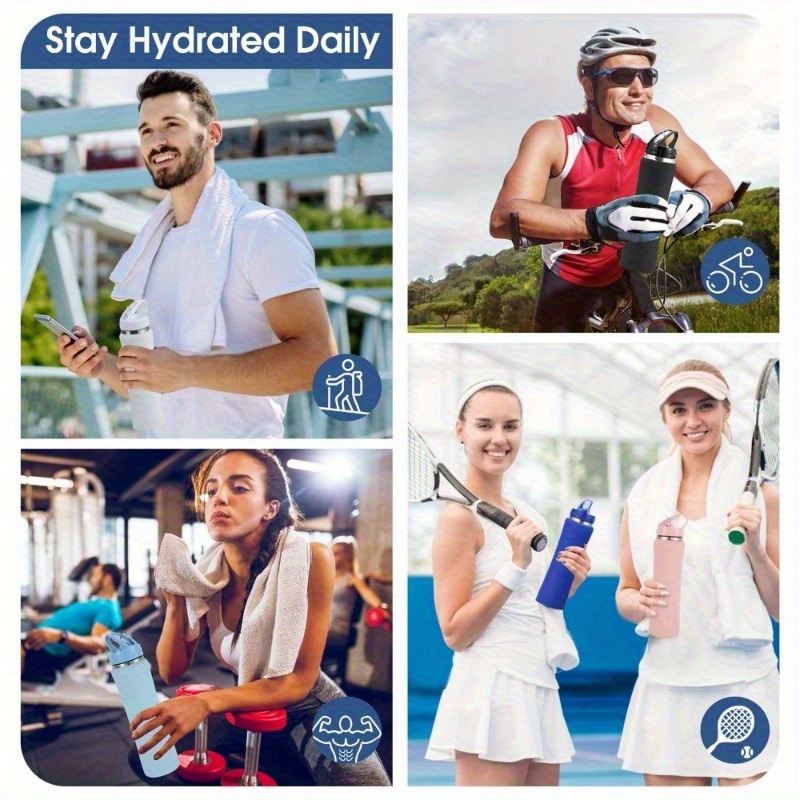 맞춤 각인 이름 스테인리스 스틸 물병(플립 빨대 뚜껑  - Name Sports Equipment 리뷰 및 가격