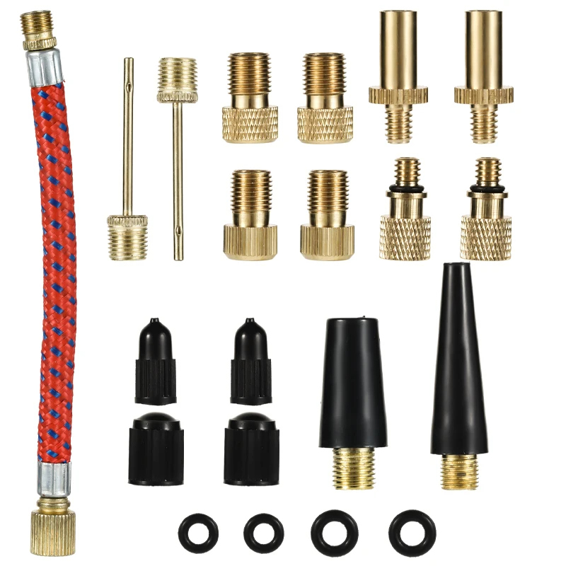 21PCS 자전거 타이어 인플레이터 키트 튜브 니들 에 - Basketball Pump Needle 리뷰 및 가격