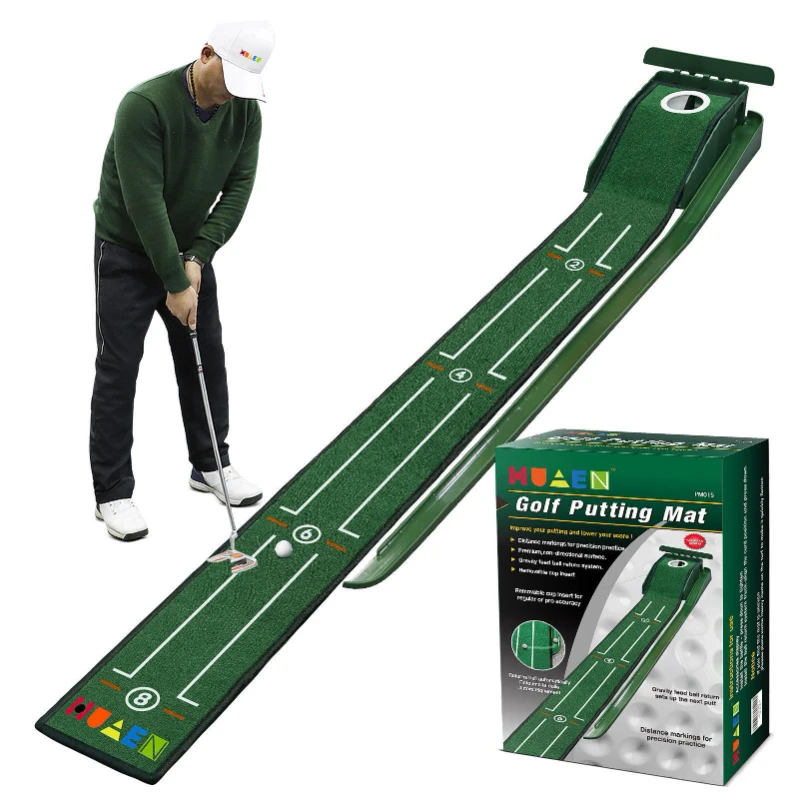 미니 골프 그린 퍼터 매트 휴대용 실내 및 실외 골프  - Golf Putting Mat 리뷰 및 가격